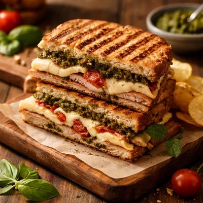 Image of Turkey Pesto Panini