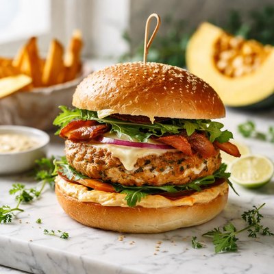 Image of Turkey Pumpkin Burger