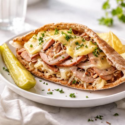 Image of Turkey Reuben Pita