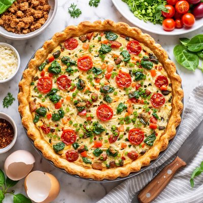 Image of Turkey Sausage Quiche