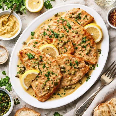 Image of Turkey Scaloppine with Dijon Sauce