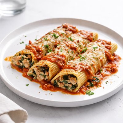 Image of Turkey Spinach Manicotti