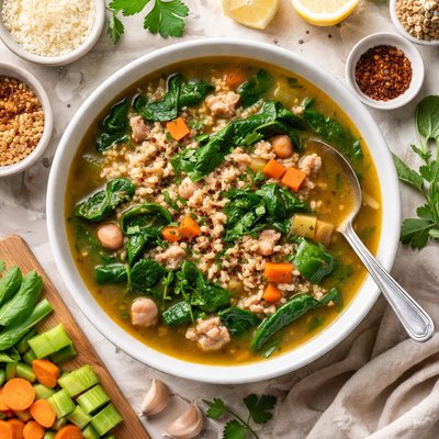 Image of Turkey Spinach Soup