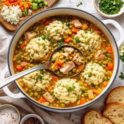 Image of Turkey Stew with Dumplings