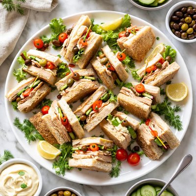 Image of Turkey Tea Sandwiches