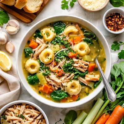 Image of Turkey Tortellini Soup