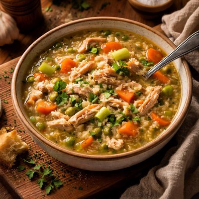 Image of Turkey Vegetable and Rice Soup