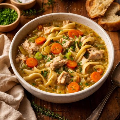 Image of Turkey Vegetable Noodle Soup