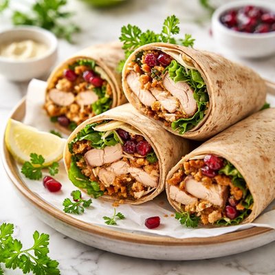 Image of Turkey Wraps from Leftovers