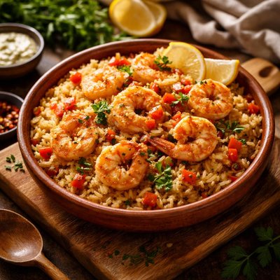 Image of Turkish Shrimp Pilaf