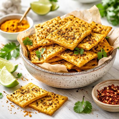 Image of Turmeric Spiced Snack Crackers