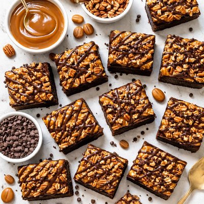 Image of Turtle Cake Bars