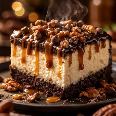 Image of Turtle Cheesecake Quick and Easy