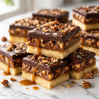 Image of Turtle Chocolate Caramel Pecan Squares