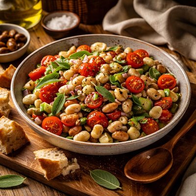 Image of Tuscan Bean Salad with Sage
