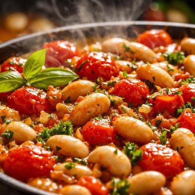 Image of Tuscan Beans and Tomatoes