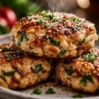 Image of Tuscan Chicken Cakes