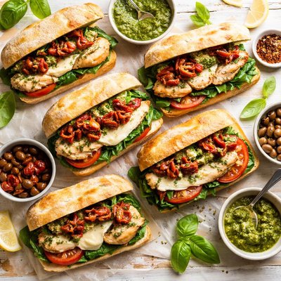 Image of Tuscan Chicken Sandwiches