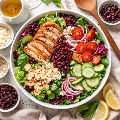 Image of Tuscan Cranberry Almond Salad