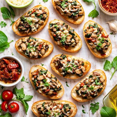 Image of Tuscan Mushroom Hors D Oeuvres