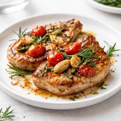 Image of Tuscan Pork Chops or Chicken with Rosemary