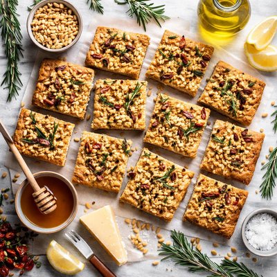 Image of Tuscan Rosemary and Pine Nut Bars