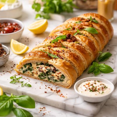 Image of Tuscan Splendor Spinach Braid