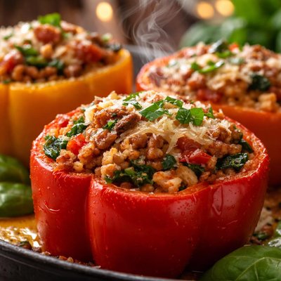 Image of Tuscan Stuffed Bell Peppers
