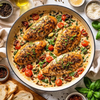 Image of Tuscan Style Peppered Chicken