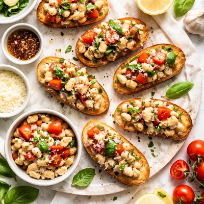 Image of Tuscan White Bean Crostini