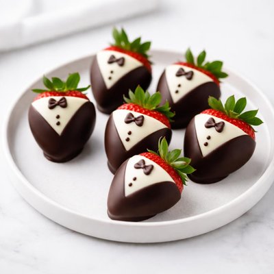Image of Tuxedo Chocolate Covered Strawberries