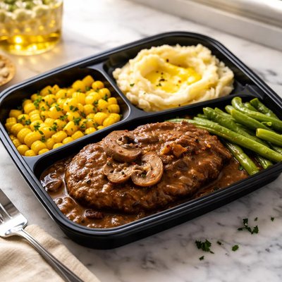 Image of Tv Dinner Salisbury Steak