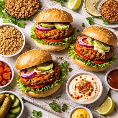 Image of Tvp Veggie Burgers