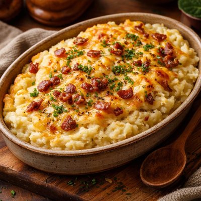 Image of Twice Baked Mashed Potatoes