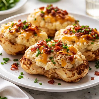 Image of Twice Baked Mock Potatoes Cauliflower