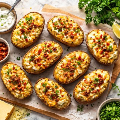 Image of Twice Baked Potatoes with Buttermilk