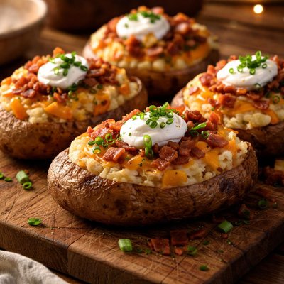 Image of Twice Baked Potatoes with the Works