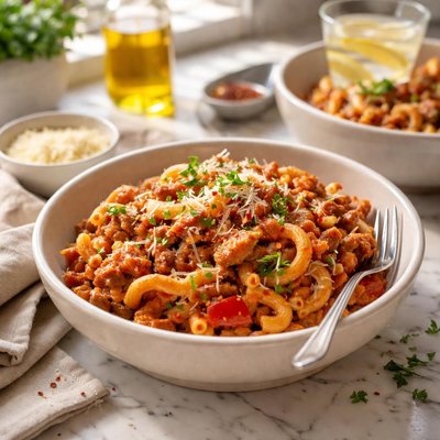 Image of Twisted American Chop Suey