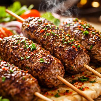 Image of Twisted Beef Koftas Middle Eastern Meatballs