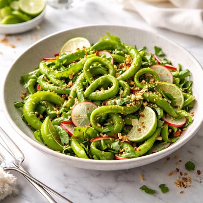 Image of Twisted Snow Pea Toss