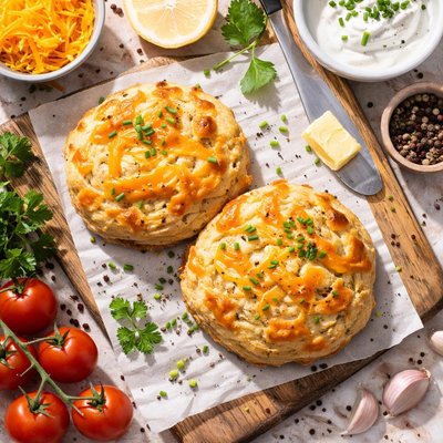 Image of Two Cheese Biscuits