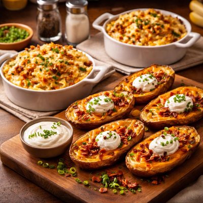 Image of Two for One Potato Skins and Casserole for Two
