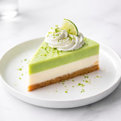 Image of Two Layer Key Lime Pie