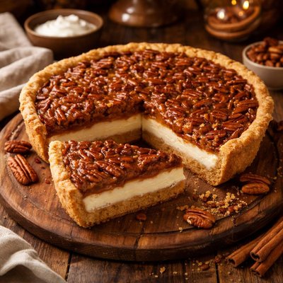 Image of Two Layer Pecan Pie