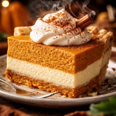 Image of Two Layer Pumpkin Pie