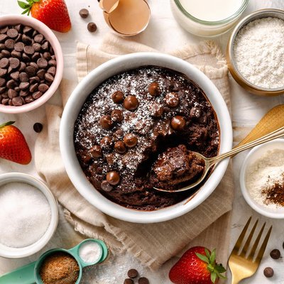 Image of Two Minute Chocolate Cake
