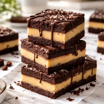 Image of Two Tone Fudge Brownies