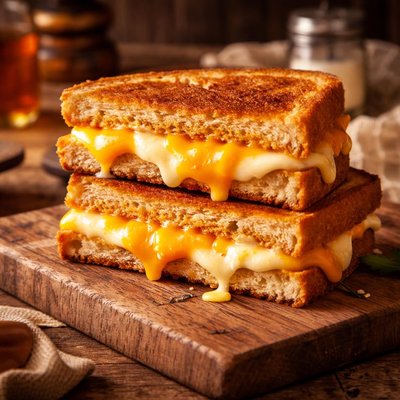 Image of Two Tone Grilled Cheese