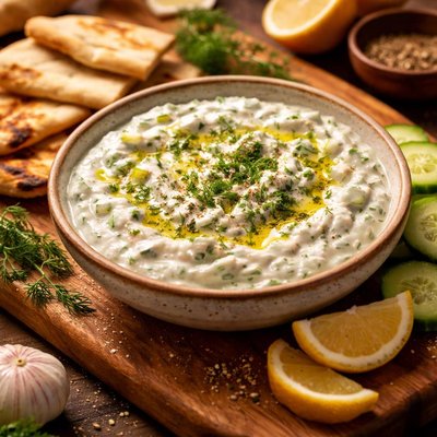 Image of Tzatziki Yoghurt and Cucumber Dip