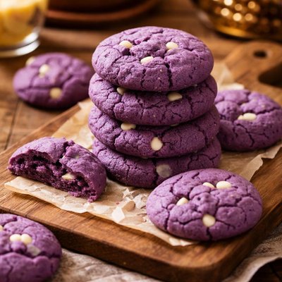 Image of Vegan Ube Cookies